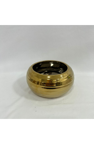 Vaso Dourado Canela Veneza P