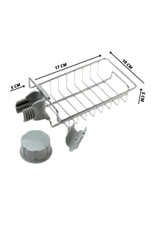 Organizador Multiuso de Inox e Plástico