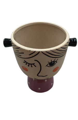 Vaso Lilás de Resina