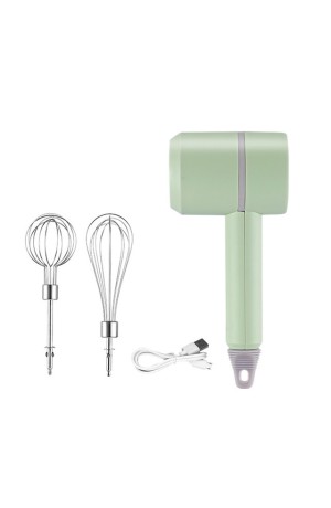 Batedeira Eletrica de Mão Verde com Cabo USB