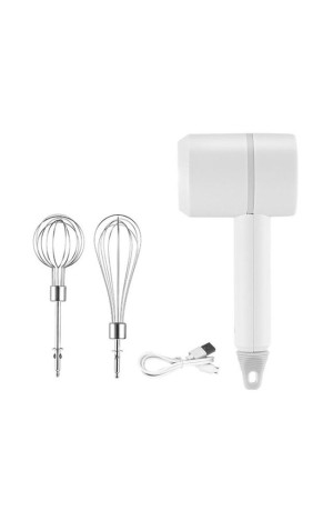 Batedeira Eletrica de Mão Branco com Cabo USB
