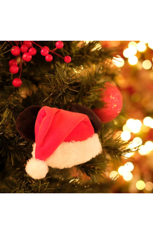 Enfeite Mickey Gorro de Natal  para Pendurar 10cm (Disney)