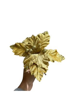 Pick Dourado de Flores Cabo Curto