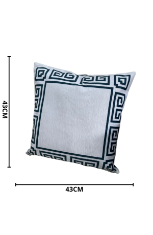 Capa de Almofada Verde c/ Zinza Serenity 43x43cm