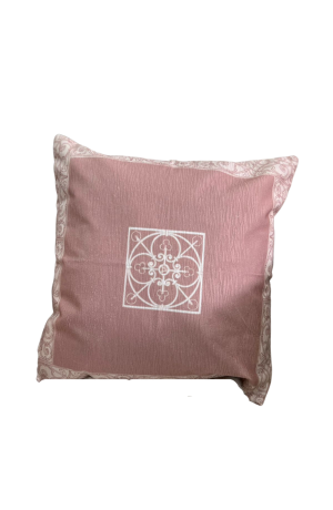 Capa de Almofada Caqui com Branco Serenity  43x43cm