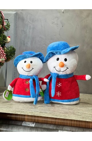 Enfeite  Boneco de Neve  Pelúcia  - G