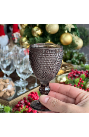 Taça azul Bardot em Vidro 60ml