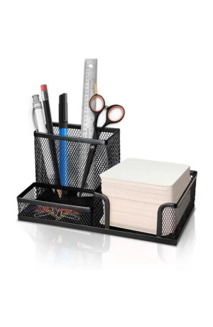 Organizador de Mesa de Metal com 3 Divisórias