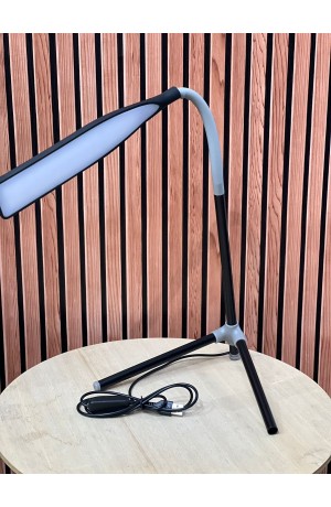 Luminária de Mesa Preta Led