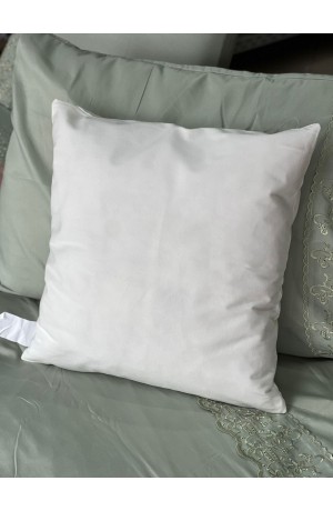 Capa de Almofada Verde e Branca - 42cm x 42cm Mod 1