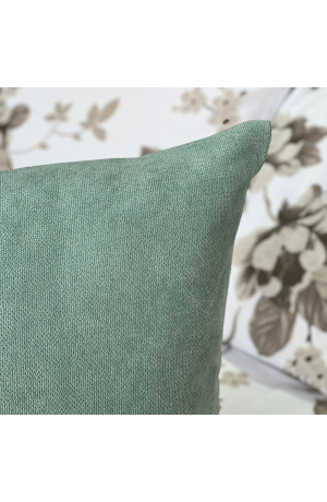 Capa de Almofada Verde Água lisa