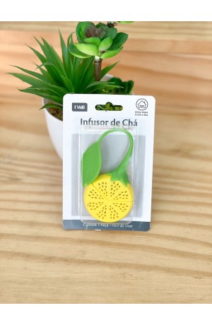 Infusor de Chá em Silicone - Limão Amarelo