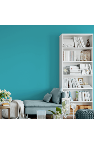 Papel de Parede Azul  Liso Autoadesivo 5mX45cm