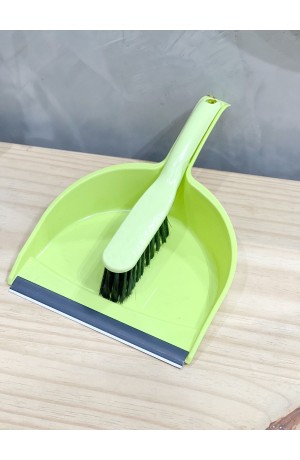 Kit Limpeza com Pá e Escova 2 Peças - Verde