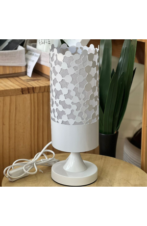 Luminária de Mesa  - Branca  12cm X 33.2cm