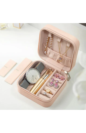 Porta Jóias Salmão Portátil - 9,80cm X 5cm