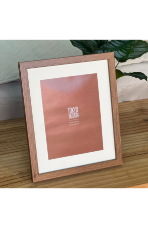 Porta Retrato Marrom de MDF - 15cm X 20cm