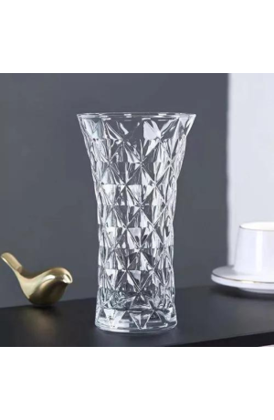 Vaso de Vidro Diamond - 19,5 X 11cm