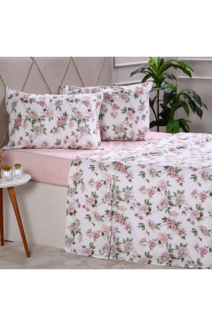 Jogo de Cama Duplo 150 Fios - Queen 4 peças La Belle