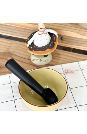 Colher de Sorvete em Aluminio - Preta