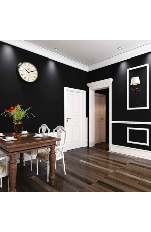 Papael de Parede Preto Fosco Autoadesivo 5m X 45cm