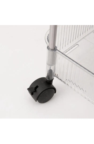 Carrinho Multiuso com Rodinhas -  Transparente