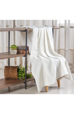 Manta Algodão Favo Tessi 1,20x1,50m Marfim