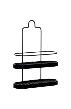 Porta Shampoo Duplo Wave - Preto