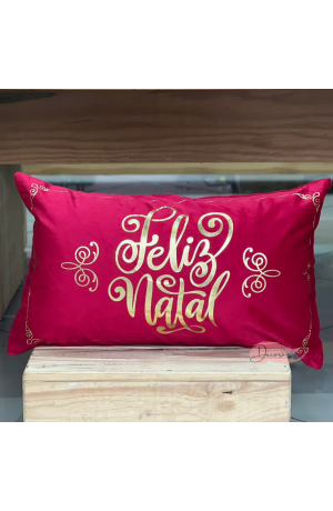 Capa de Almofada Vermelha 