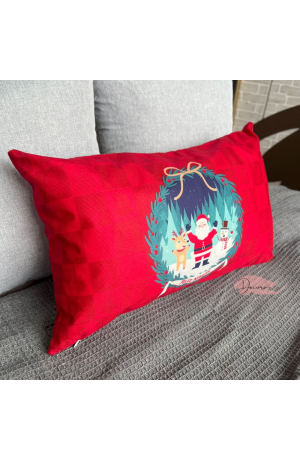 Capa de Almofada Retangular Natalina 49x31,5cm Mod 5