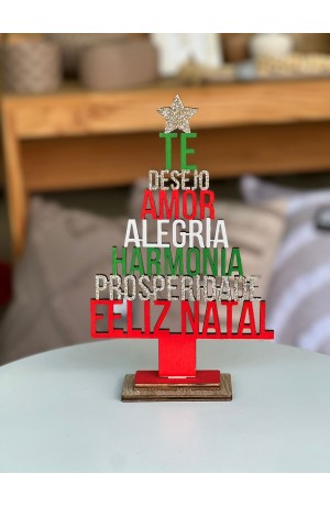 Árvore Decorativa de Natal 18,5x11,4cm Mod 1