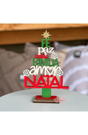 Árvore Decorativa de Natal 18,5x11,4cm Mod 2