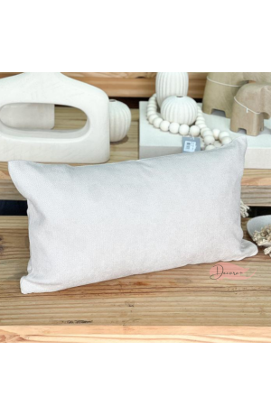 Capa de Almofada Retangular - 30cm X 50cm Bege