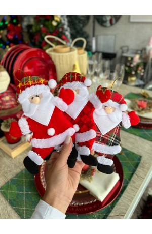 Enfeite p/ Pendurar Papai Noel Vermelho