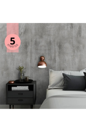 Papel de Parede Autoadesivo Cimento Queimado
