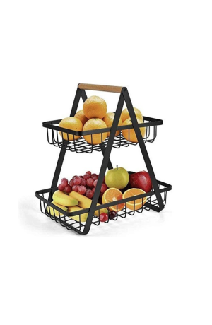 Fruteira De Mesa Multifuncional Aramada - 2 Cestas