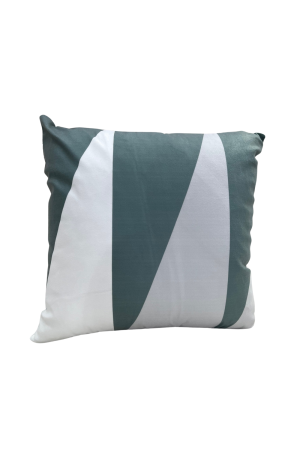 Capa de Almofada Verde com Cinza Mod -6  / 42cmX42cm