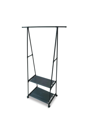 Cabideiro Organizador de Metal - Preto