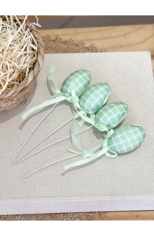 Kit 4 Ovinhos de Páscoa Verde 21cm