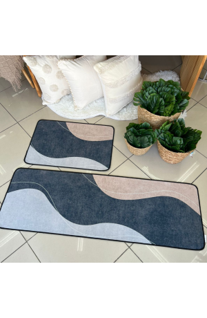 Kit Passadeira / Tapete de Cozinha 2 Peças - Mod.1