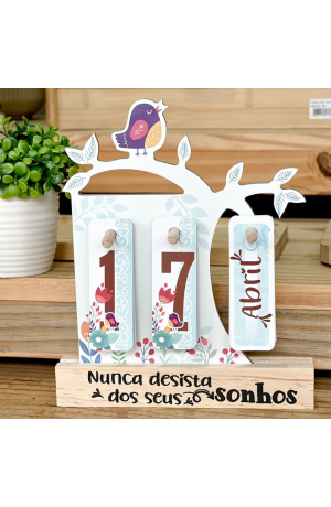 Calendário de Madeira  