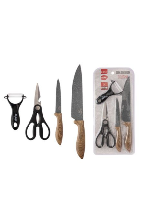 Kit de Cozinha Linha Cheff 4 peças