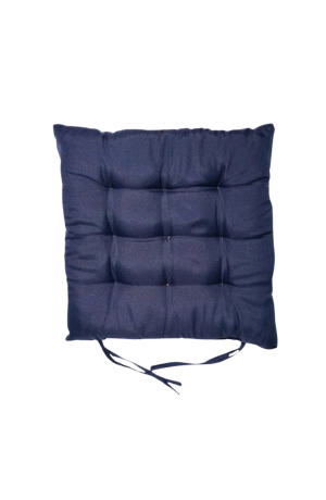 Almofada de Assento Azul Marinho 40x40cm