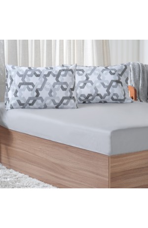 Jogo de Cama 150 Fios - Casal 3 peças Cinza