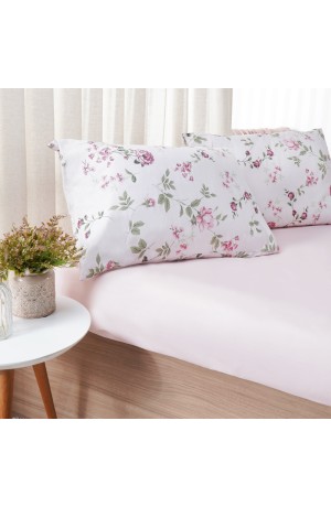 Jogo de Cama 150 Fios - Casal 3 peças Rosa