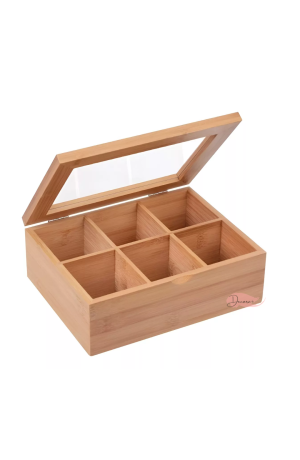 Porta Chá de Bambu Mystic