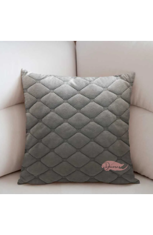 Capa de Almofada Cinza 44x44cm
