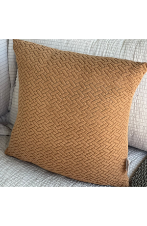 Capa de Almofada Marom -  44cm X 44cm
