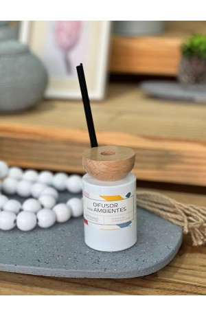 Difusor para Ambientes de Vidro - Branco - 120ml