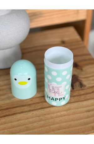 Porta Escova de Dentes Verde de Plástico - 5,7cm X 20cm